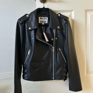 Walter Baker Black Leather Jacket